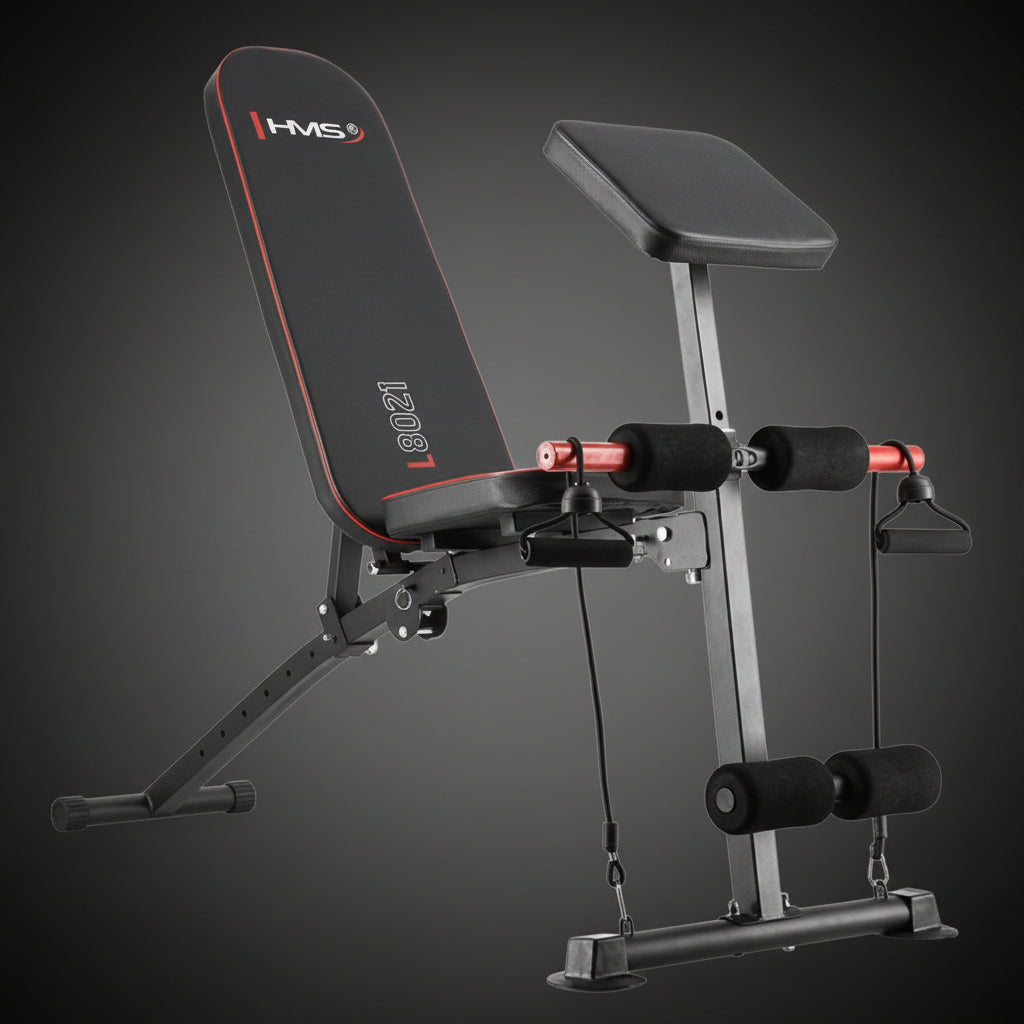 HMS L8021 edzőpad lábtámasz és párnázott részlet közelről