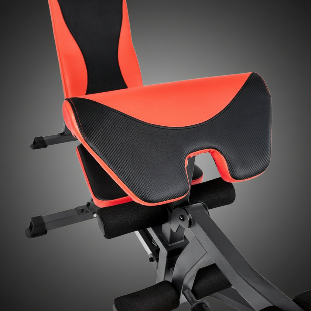 HMS LS3050 súlyzós edzőpad ülőfelülete és háttámlája