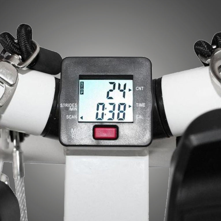 HMS S3033 stepper beépített LCD kijelző közelről