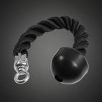 HMS UW07 egykezes tricepsz kötél: strapabíró sodort nylon fogantyú csigás gépekhez, kar- és felsőtest izolációs edzésére.