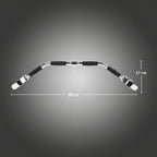 HMS UW15 hook bar méretekkel, 88 cm szélességű csigás edzőrúd