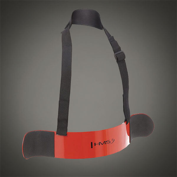 HMS súlyemelő öv vállpánttal, deréktámasztó fitnesz kiegészítő erőedzéshez