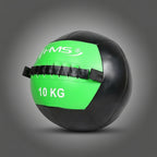 HMS WLB 10 kg wall ball medicinlabda zöld-fekete színben, funkcionális edzéshez