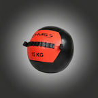 HMS WLB 15 kg wall ball medicinlabda piros-fekete színben, funkcionális edzéshez