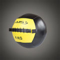 HMS WLB 4 kg wall ball medicinlabda sárga-fekete színben, funkcionális edzéshez