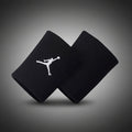 Fekete Jordan frottír csuklószorító pár fehér hímzett Jumpman logóval