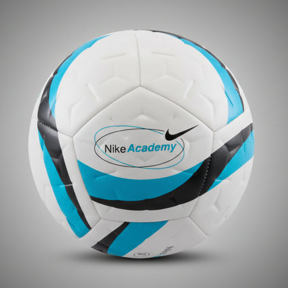 Nike Academy focilabda fehér és kék színben hivatalos logóval