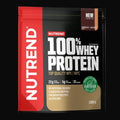 1000 grammos Nutrend 100% Whey Protein fehérje por - visszazárható tasakos csoki-mogyoró íz.
