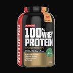 2250 grammos Nutrend 100% Whey Protein fehérje por sportolóknak - krémes madártej íz.