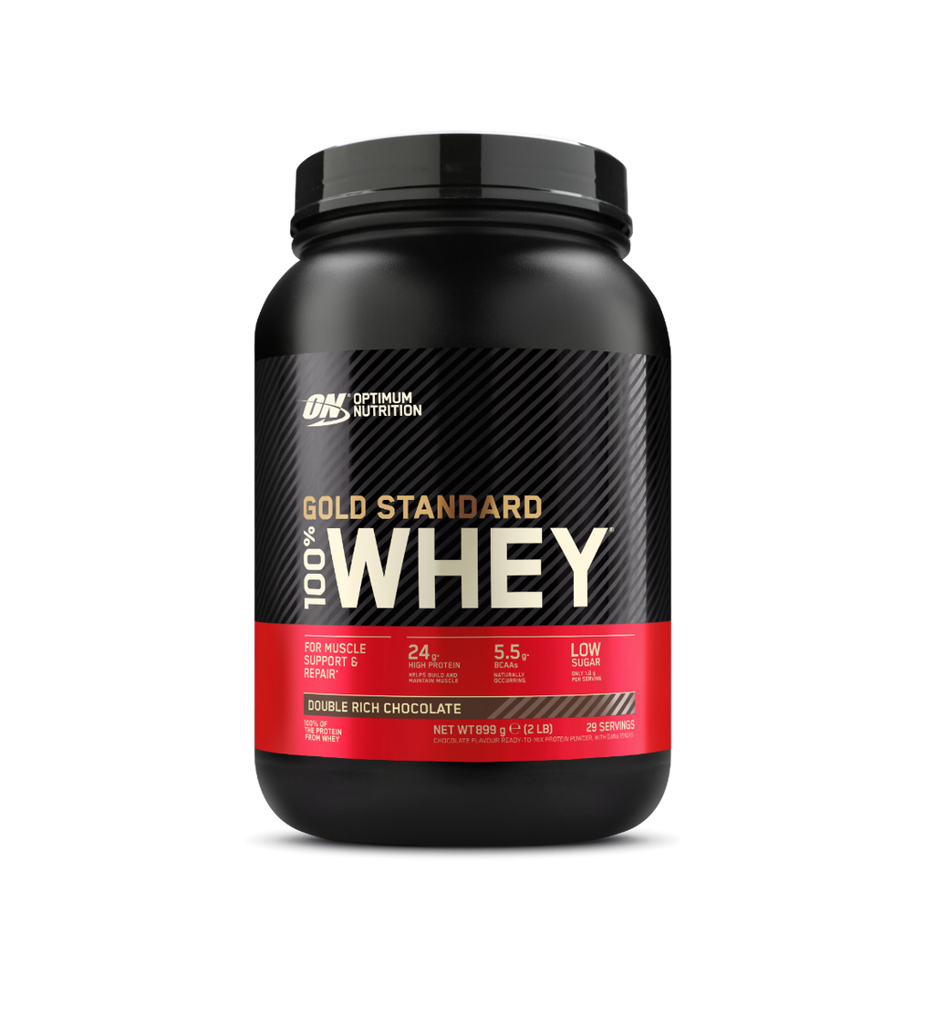 Optimum Nutrition Gold Standard 100% Whey fehérjepor 896 g, Double Rich Chocolate 