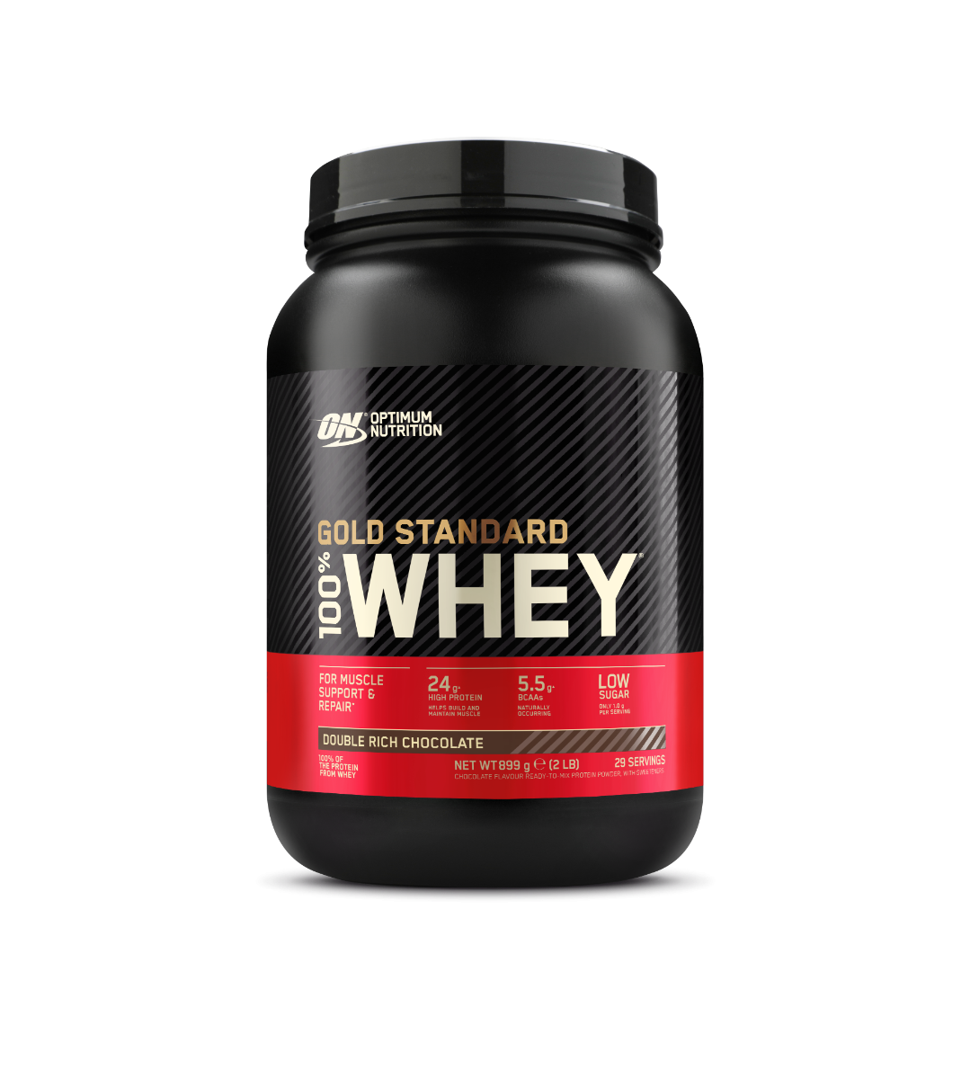 Optimum Nutrition Gold Standard 100% Whey fehérjepor 896 g, Double Rich Chocolate 