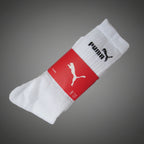 Puma fehér sportzokni 3 páros kiszerelésben piros csomagolással