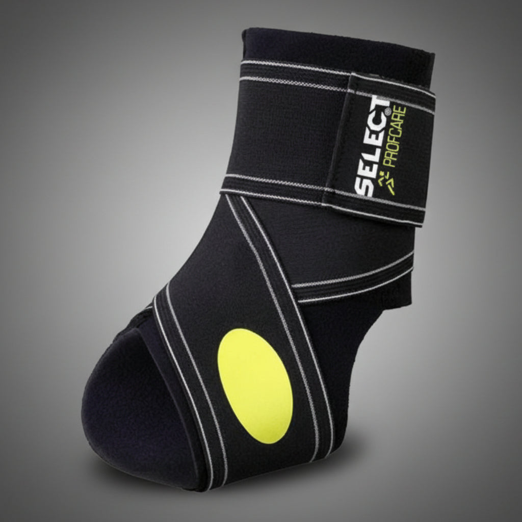 Select Profcare neoprén bokarögzítő állítható pántokkal - anatómiai kialakítású boka stabilizáló, amely egyénre szabott kompressziót és maximális védelmet nyújt sportolás közben az Ifitcore webshopban.