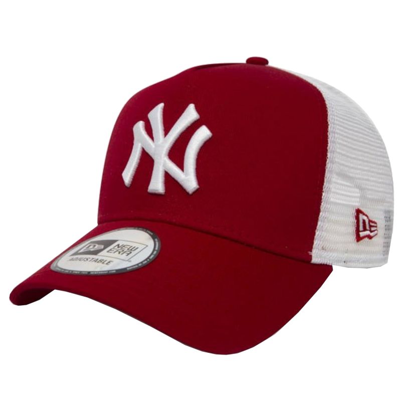 New Era New York Yankees MLB Clean 11588488 baseballsapka, piros, gyári termékkép.