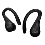 JVC HA-EC25TBU vezeték nélküli sportfülhallgató, fekete, gyári termékkép.