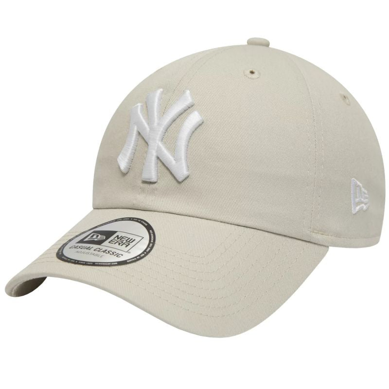 New Era 9TWENTY League Essentials New York Yankees 60348843 baseballsapka, bézs, gyári termékkép.