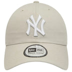 New Era 9TWENTY League Essentials New York Yankees 60348843 baseballsapka, bézs, gyári termékkép.