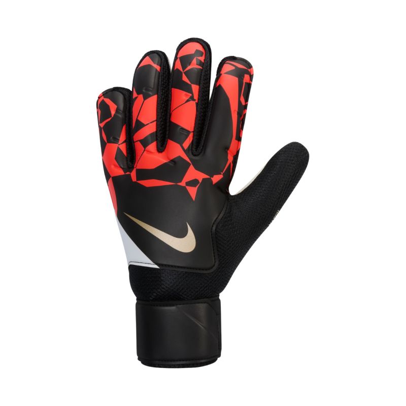 A Nike Match HQ0257-011 piros mintás fekete kézháta világos Nike jelzéssel