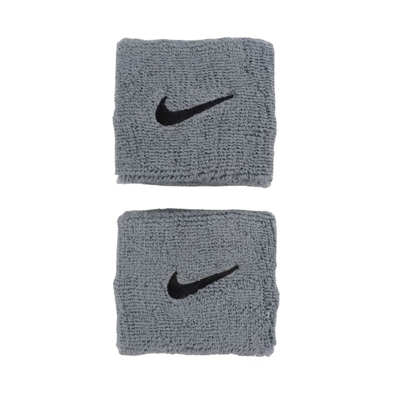 Nike Swoosh N1012405005OS sport csuklópánt, 2 db, szürke, gyári termékkép.