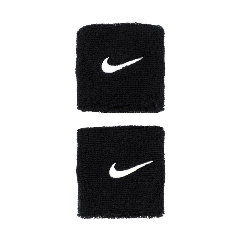 Nike Swoosh N1012405010OS sport csuklópánt, 2 db, fekete, gyári termékkép.