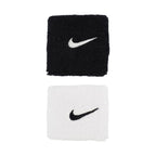 Nike Swoosh N1012405036OS sport csuklópánt, 2 db, fehér-fekete, gyári termékkép.