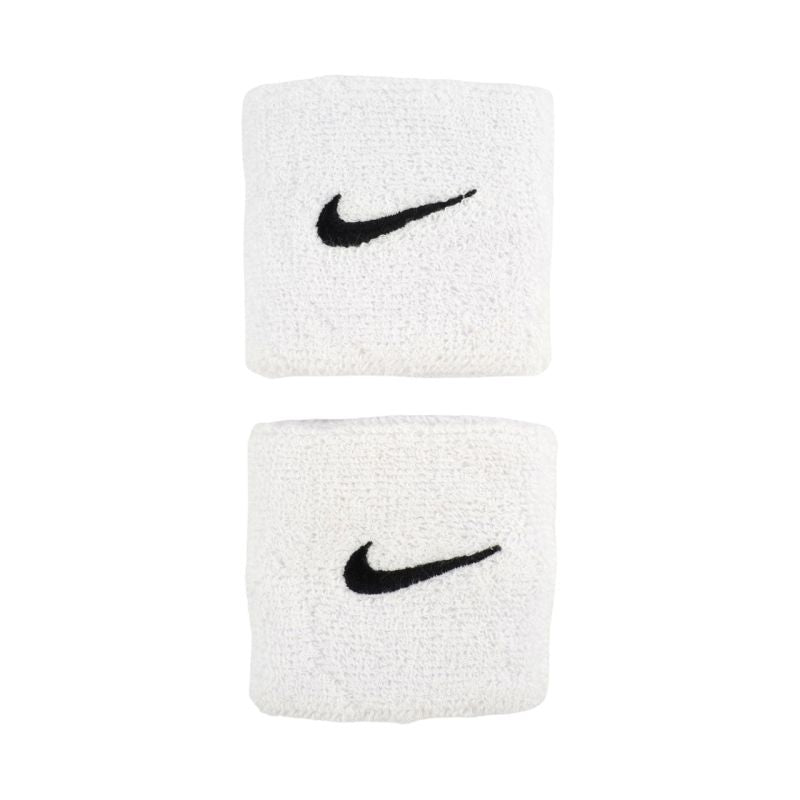 Nike Swoosh N1012405101OS sport csuklópánt, 2 db, fehér, gyári termékkép.