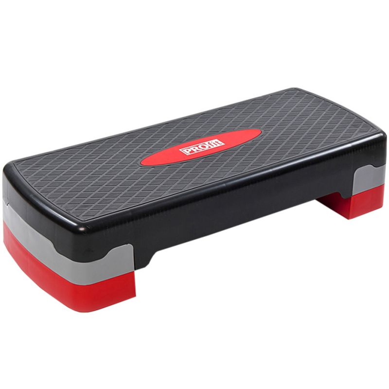 PROfit Plus DK2001 állítható step pad. Lapos, emelt platform fellépéses aerobikgyakorlatokhoz. 4. gyári termékfotó.