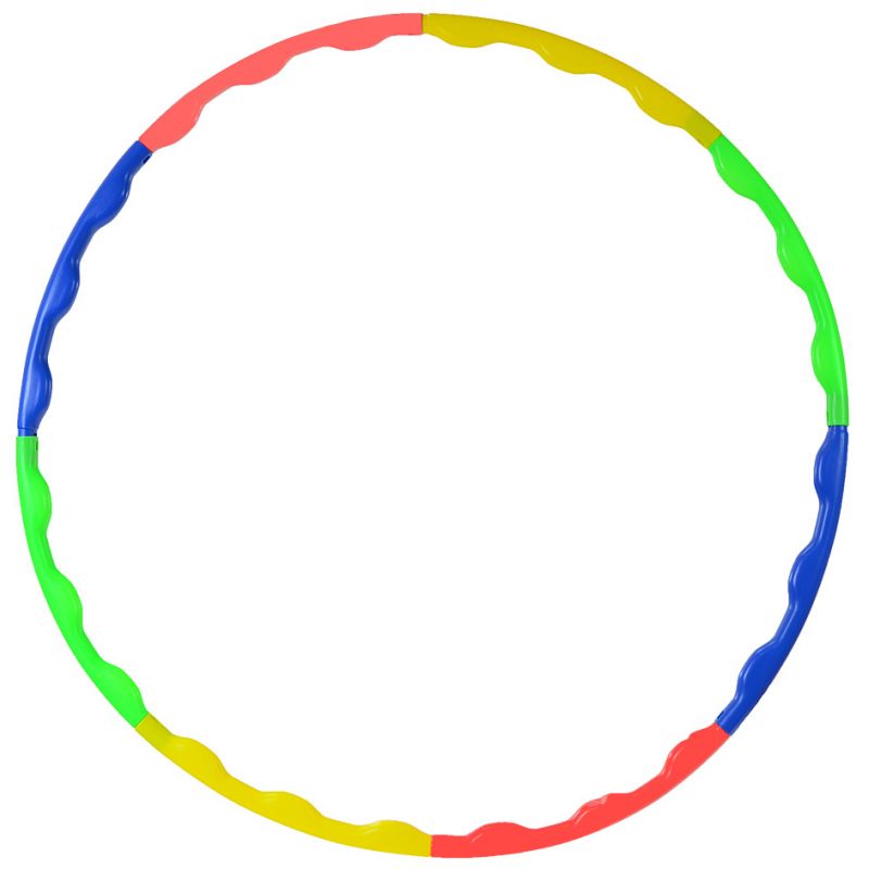 PROfit DK3413 szétszedhető hullahoppkarika, 90 cm. Karikás fitneszeszköz ritmikus csípő- és törzsmozgáshoz. 1. gyári termékfotó.