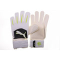 Puma Power Cat 3.10 RC 040608-01 fehér-fekete kapuskesztyűpár zöld részletekkel, tenyér és kézhát együtt