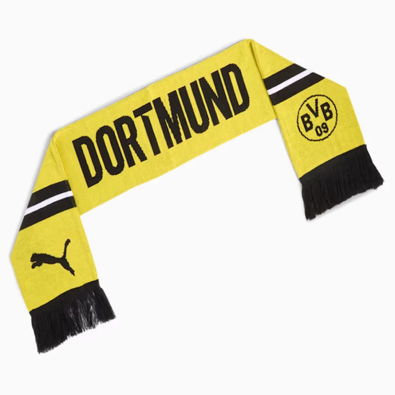 Puma Borussia Dortmund 055094-01 szurkolói sál, gyári termékkép.