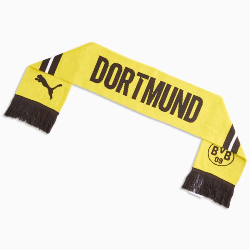 Puma Borussia Dortmund 055094-01 szurkolói sál, gyári termékkép.