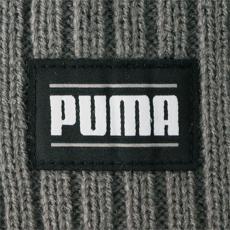 Puma Ribbed Classic Cuff 024038-03 sapka, szürke, gyári termékkép.