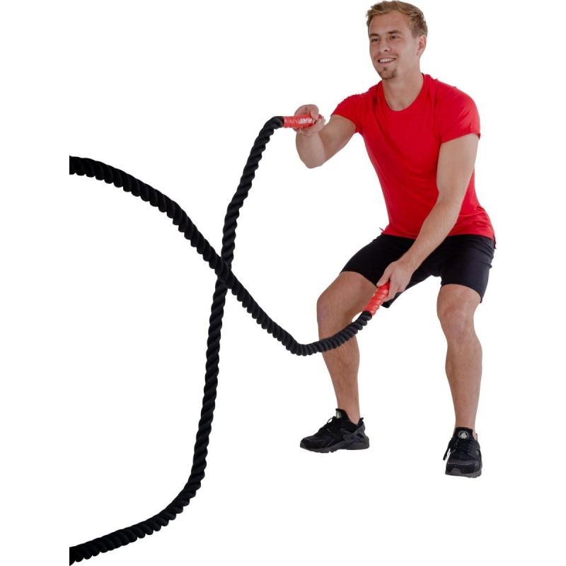 Pure 2 Improve battle rope edzőkötél, 9 m. Fogóvégekkel ellátott kötél funkcionális kötélgyakorlatokhoz. 2. gyári termékfotó.