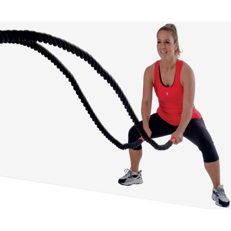 Pure 2 Improve battle rope edzőkötél, 9 m. Fogóvégekkel ellátott kötél funkcionális kötélgyakorlatokhoz. 5. gyári termékfotó.