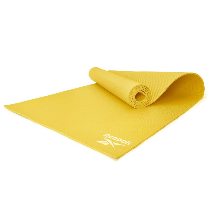 Reebok RAYG-11022 jógaszőnyeg, 173 × 61 cm, 4 mm. PVC és poliészter. 21. gyári termékfotó.