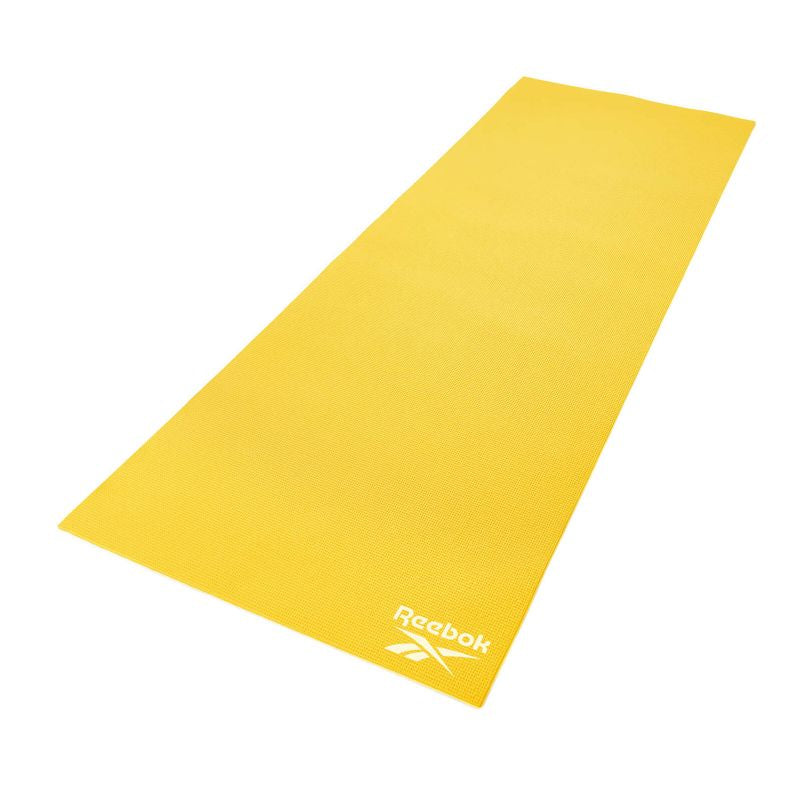 Reebok RAYG-11022 jógaszőnyeg, 173 × 61 cm, 4 mm. PVC és poliészter. 27. gyári termékfotó.