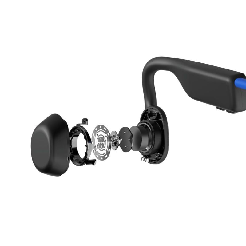 Shokz OpenMove USB-C fülhallgató, kék, gyári termékkép.