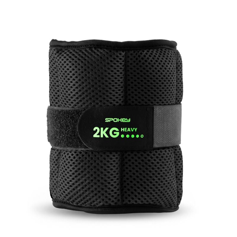 Spokey Active Form boka- és csuklósúly, 2 darab. Pánttal rögzíthető, puha borítású súlykészlet. 15. gyári termékfotó.
