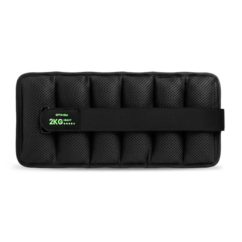 Spokey Active Form boka- és csuklósúly, 2 darab. Pánttal rögzíthető, puha borítású súlykészlet. 16. gyári termékfotó.