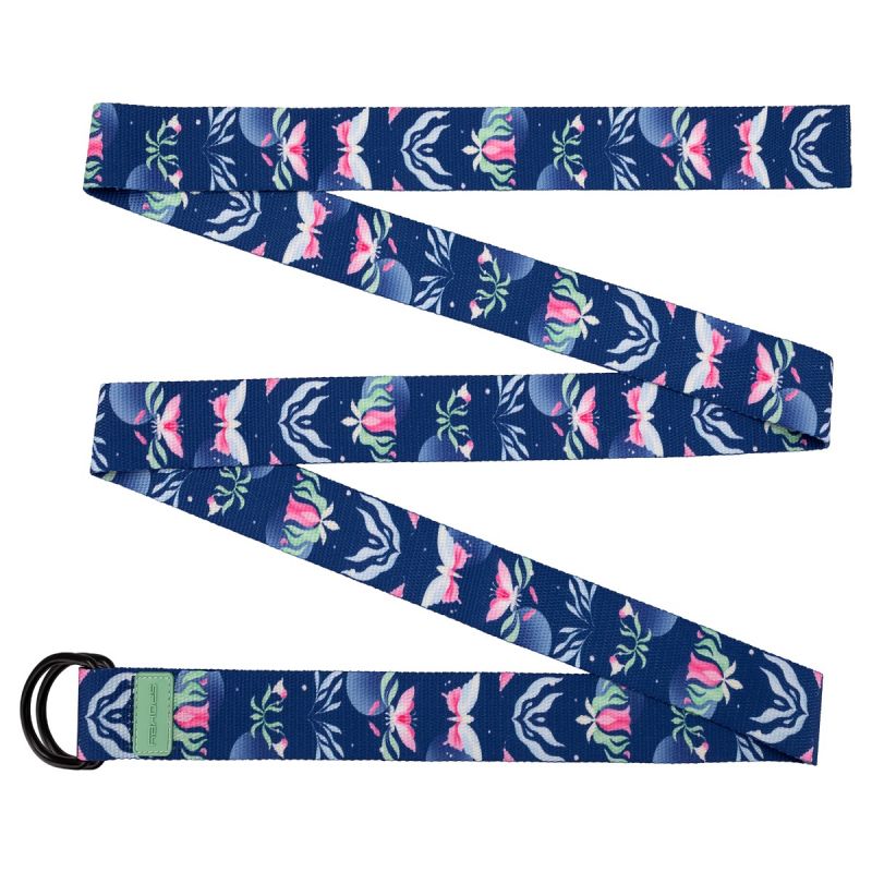 Spokey THE BLOOM BELT jógapánt, 240 cm. Poliészteranyag. 1. gyári termékfotó.