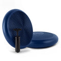 Spokey FIT SEAT kétoldalas egyensúlypárna pumpával, gyári termékkép.