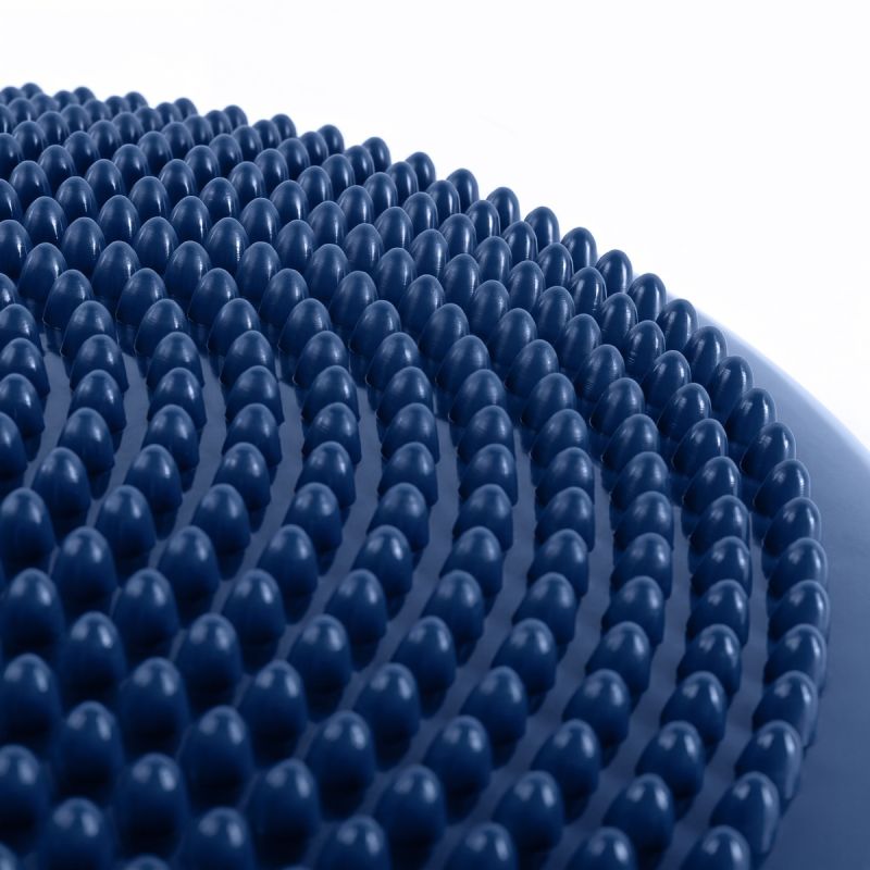 Spokey FIT SEAT kétoldalas egyensúlypárna pumpával, gyári termékkép.