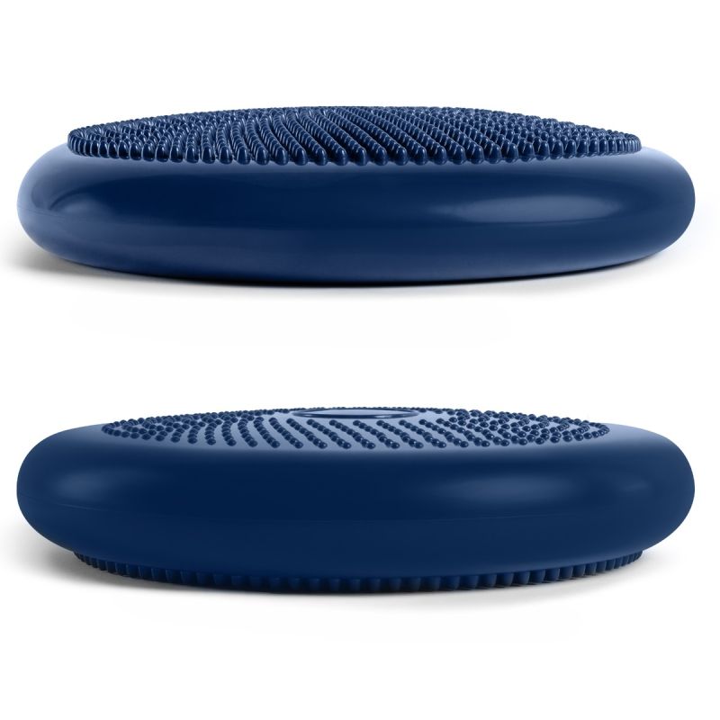 Spokey FIT SEAT kétoldalas egyensúlypárna pumpával, gyári termékkép.