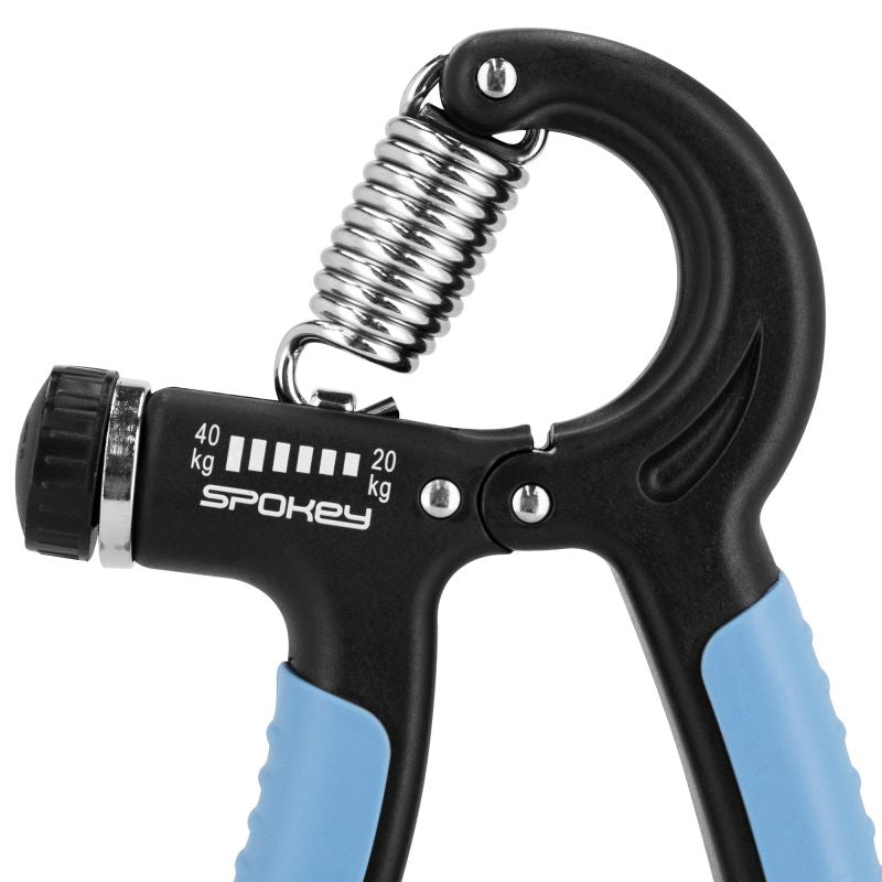Spokey Cramp állítható kézerősítő, 20-40 kg. Kézbe illő eszköz kontrollált összenyomó gyakorlatokhoz. 3. gyári termékfotó.