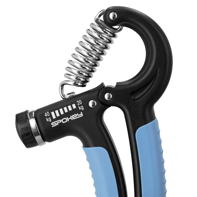 Spokey Cramp állítható kézerősítő, 20-40 kg. Kézbe illő eszköz kontrollált összenyomó gyakorlatokhoz. 5. gyári termékfotó.