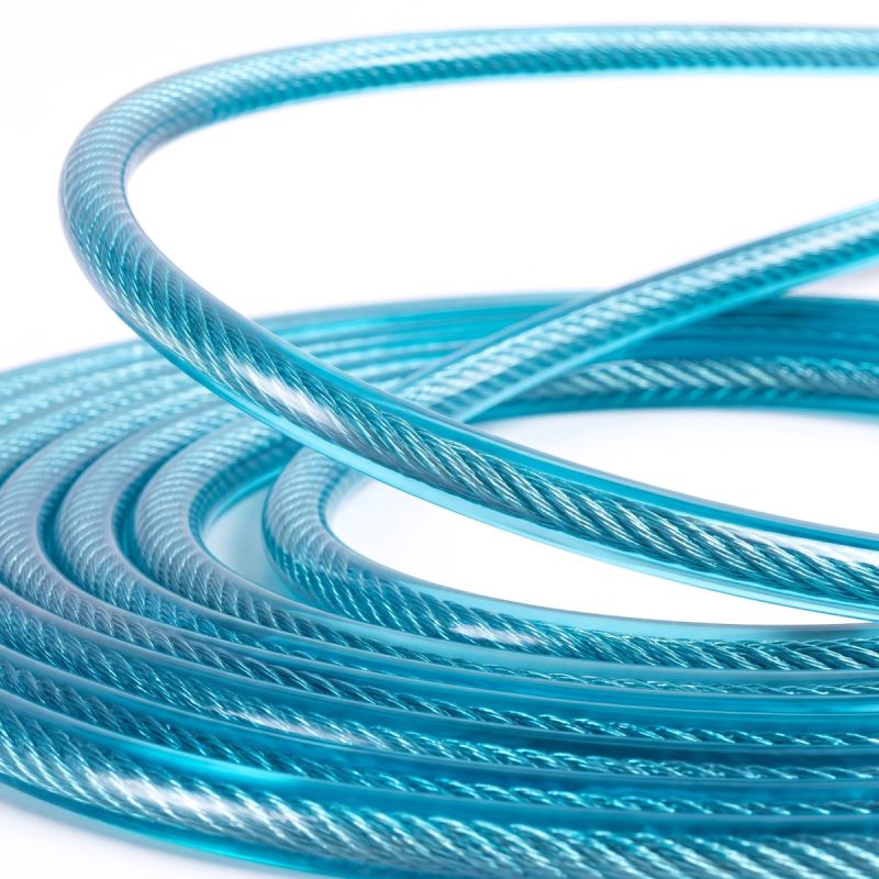 Spokey Count Rope ugrálókötél elektronikus számlálóval. Két markolattal kialakított kötél ritmikus ugrógyakorlatokhoz. 4. gyári termékfotó.