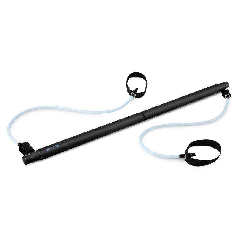 Spokey VARIO BAR pilates rúd gumiszalagokkal, 90 cm. 90 × 3,5 cm. 1. gyári termékfotó.