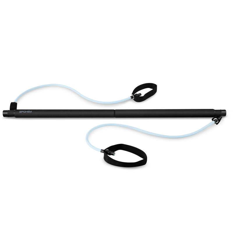 Spokey VARIO BAR pilates rúd gumiszalagokkal, 90 cm. 90 × 3,5 cm. 2. gyári termékfotó.