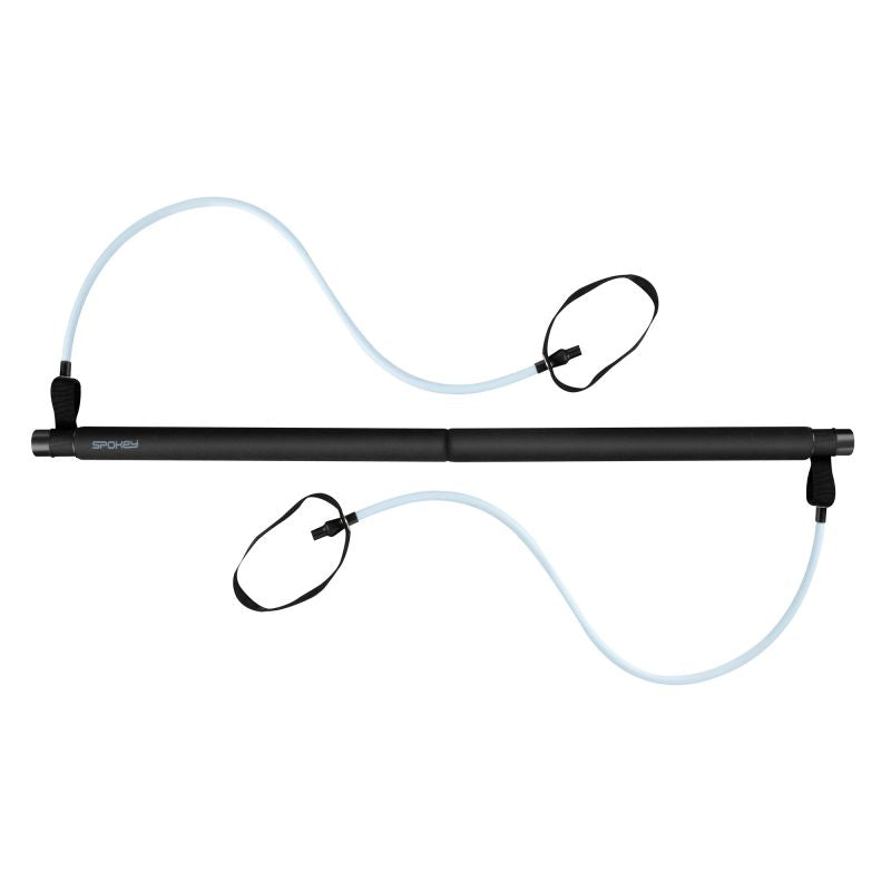 Spokey VARIO BAR pilates rúd gumiszalagokkal, 90 cm. 90 × 3,5 cm. 3. gyári termékfotó.
