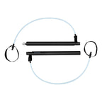 Spokey VARIO BAR pilates rúd gumiszalagokkal, 90 cm. 90 × 3,5 cm. 4. gyári termékfotó.